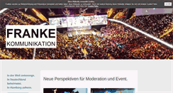 Desktop Screenshot of franke-kommunikation.com
