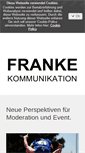 Mobile Screenshot of franke-kommunikation.com